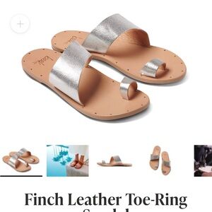 Beek Finch Leather Toe Ring Sandal